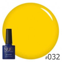 Гель-лак NUB №032 YELLOW TAXI, 8 мл