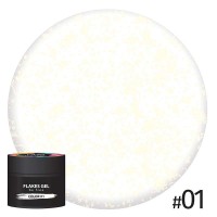 Гель для дизайну NUB Flakes Gel #1, 5g