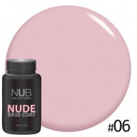 База камуфлююча NUB NUDE Rubber Base Coat 30мл # 06