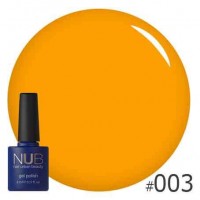 Гель-лак NUB №003 HOT FRUIT, 8 мл