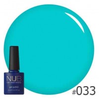 Гель-лак NUB №033 CLEAN GREEN, 8 мл