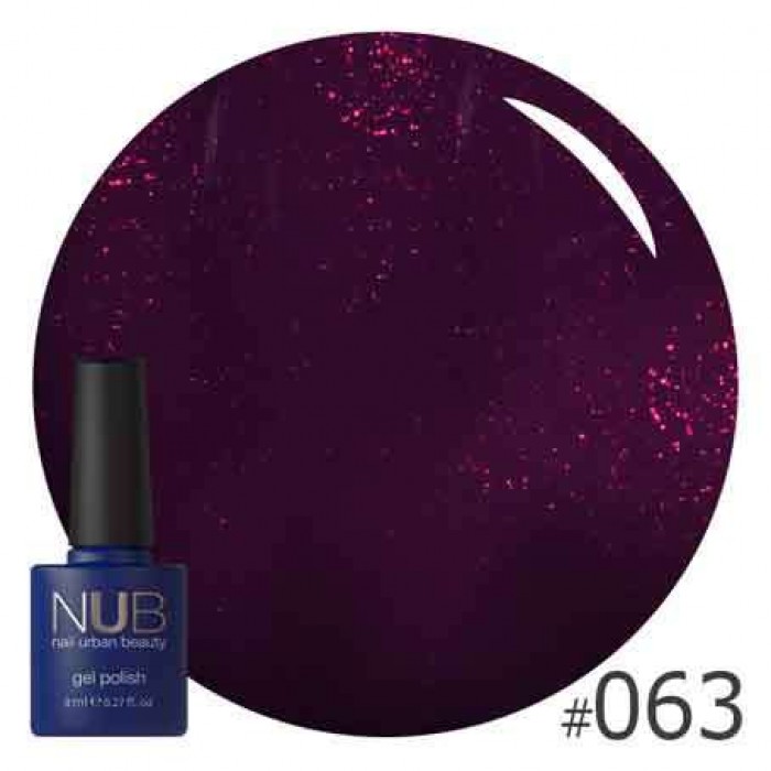 Гель-лак NUB №063 REBEL HEART, 8 мл