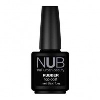 Каучуковий закріплювач для гель-лаку NUB RUBBER ТОР COAT 14 мл