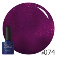 Гель-лак NUB № 074 WHEN THE PARTY'S OVER, 8 мл