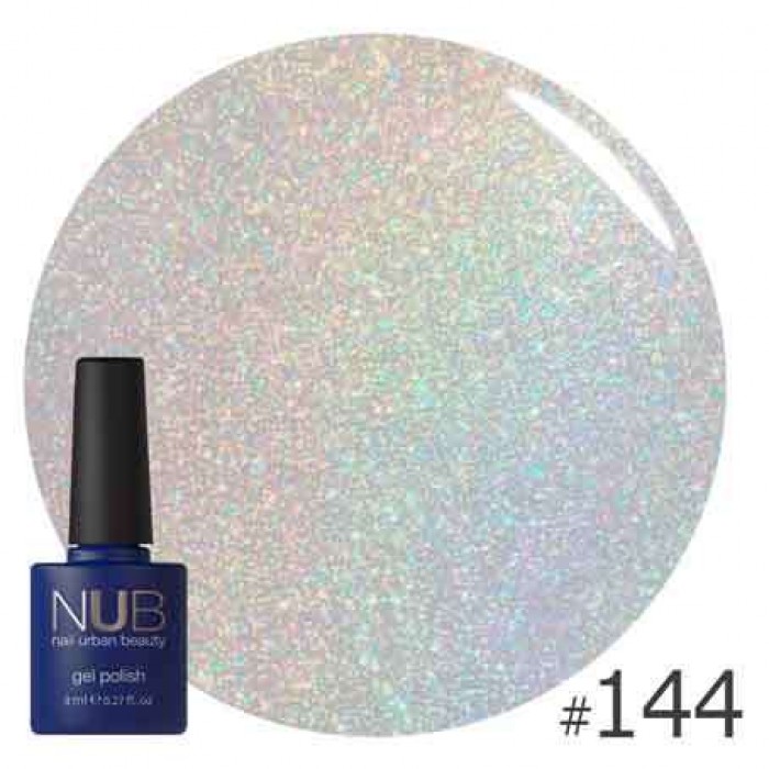 Гель-лак NUB №144 BRIGHTEST PEARL, 8 мл