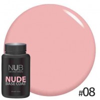 База камуфлююча NUB NUDE Rubber Base Coat 30мл # 08