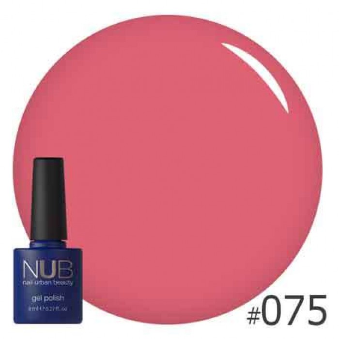 Гель-лак NUB № 075 CHOCOLATE BROWNIE, 8 мл