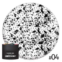 Гель для дизайну NUB Flakes Gel #4, 5g