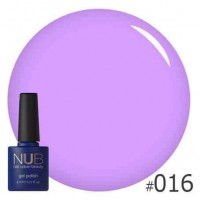 Гель-лак NUB №016 THE COLOR PURPLE, 8 мл