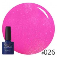 Гель-лак NUB №026 ROSA CENTIFOLIA, 8 мл