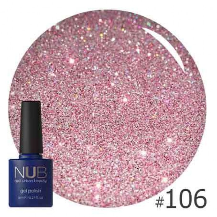 Гель-лак NUB № 106 LOVELY JEWERLY, 8 мл