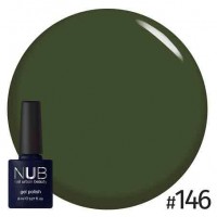 Гель-лак NUB №146 TURTLE'S GREEN, 8 мл